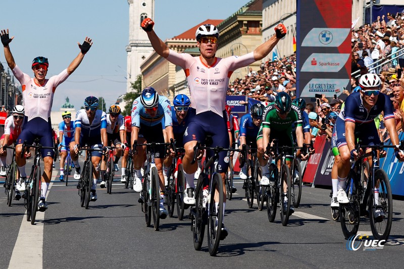European Championships Munich 2022 - 2022 UEC Road Elite European Championships - Men's Road Race - 14/08/2022 - Fabio Jakobsen (NED) - photo Luca Bettini/UEC/SprintCyclingAgency?2022